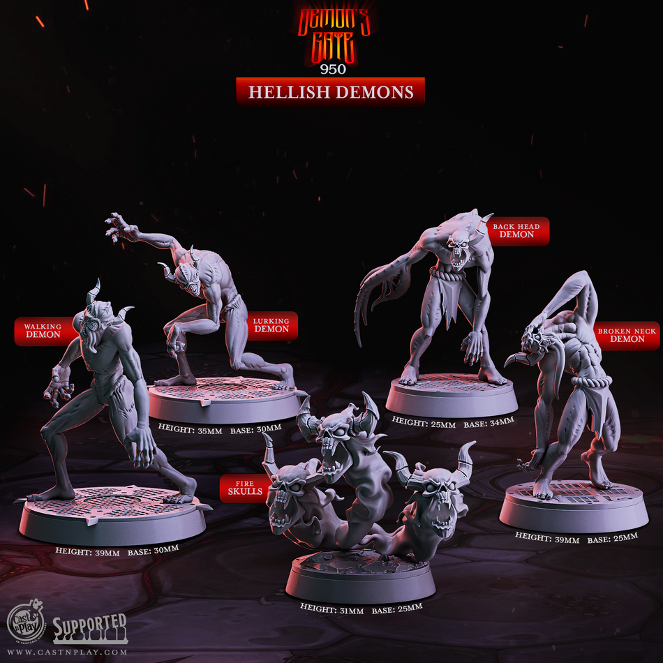 Hellish Demons - Demons Gate - Cast n Play