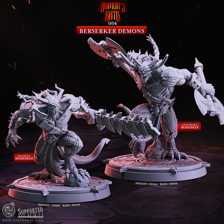 Berserker Demons - Demons Gate - Cast n Play