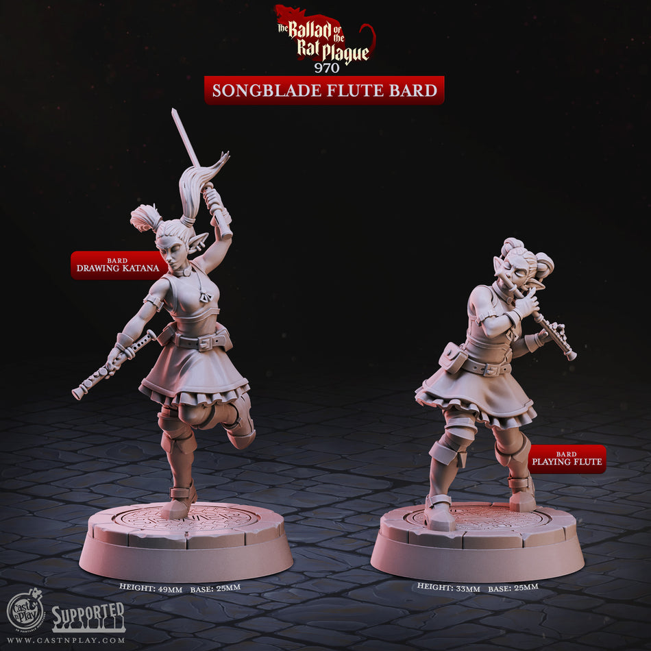 Songblade Flute Bard - The Ballad of the Rat Plague - Cast n Play