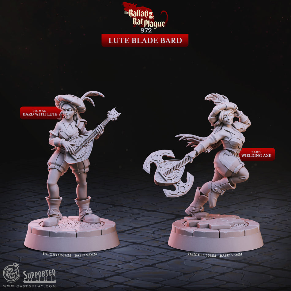 Lute Blade Bard - The Ballad of the Rat Plague - Cast n Play