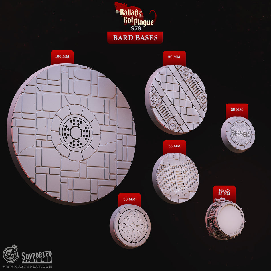 Bard Bases - The Ballad of the Rat Plague - Cast n Play