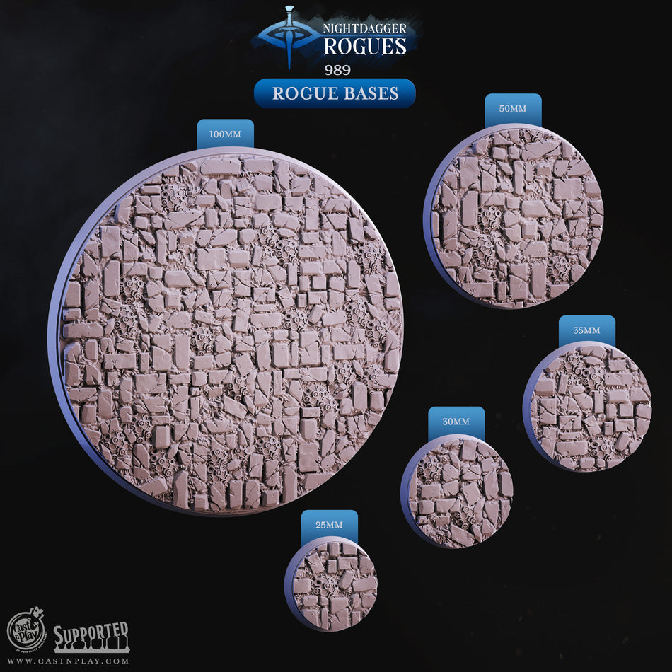 Rogue Bases - Nightdagger Rogues - Cast n Play