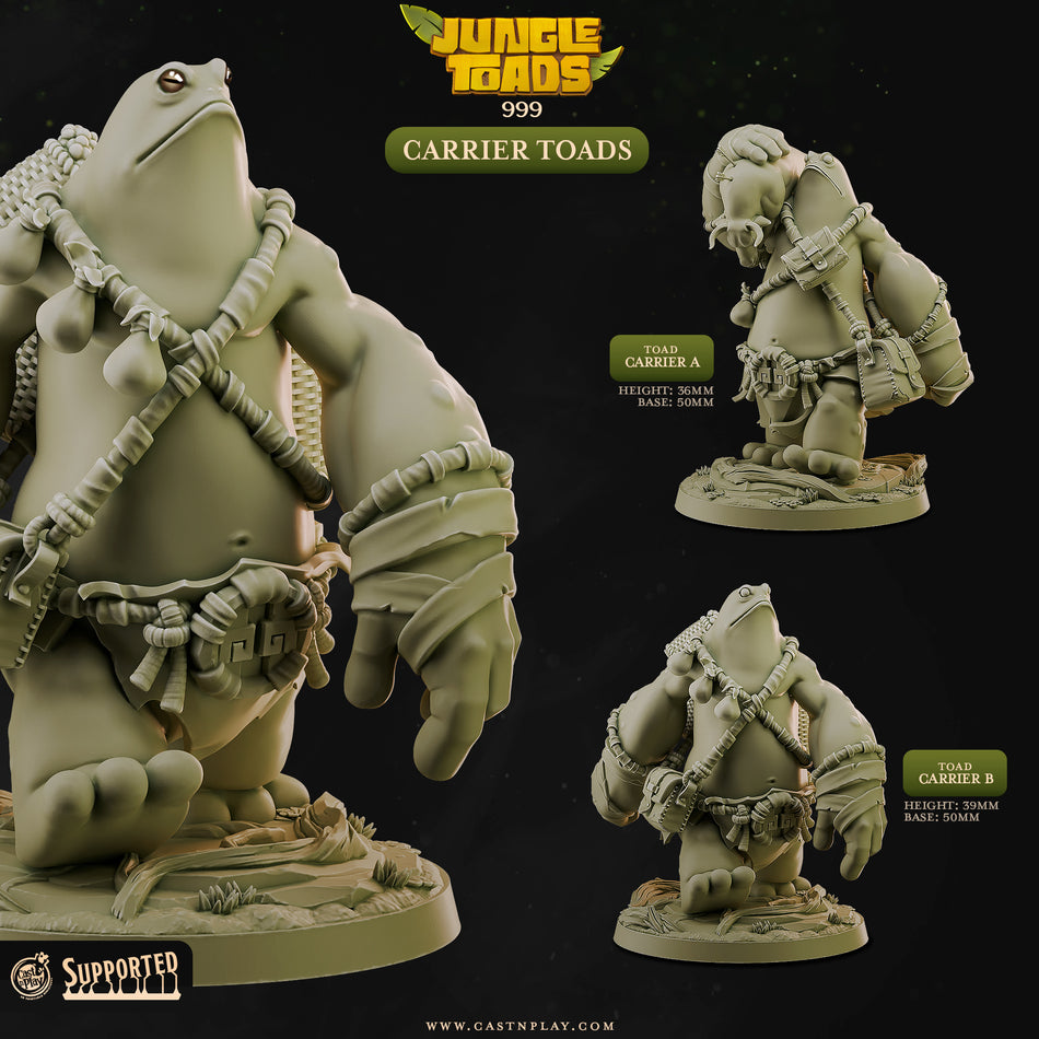 Carrier Toads - Jungle Toads - Cast n Play
