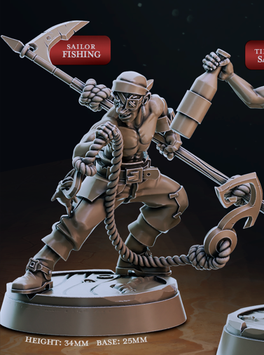 Pirate Sailor Men - Pirate Chronicles - Cast n Play