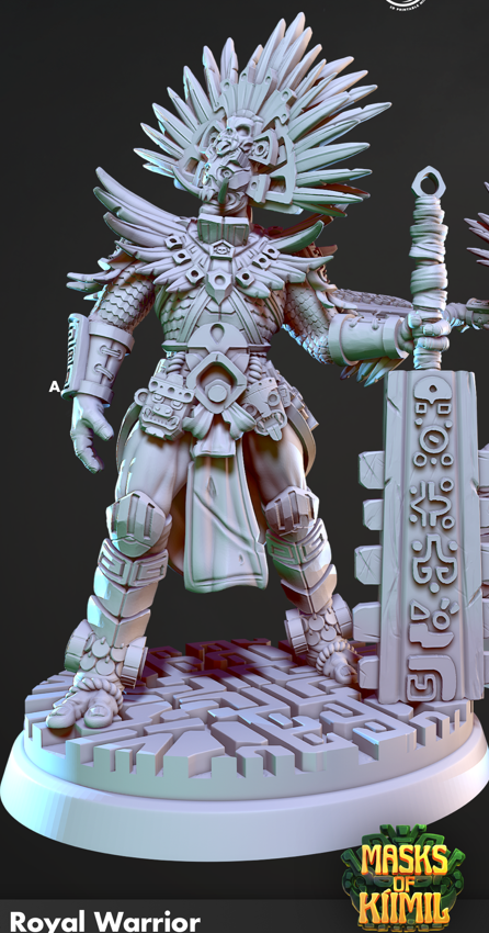 Zeltzin, Royal Warrior - Masks of Kiimil - Cast n Play