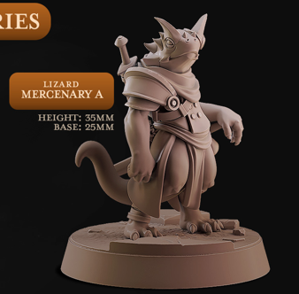 Lizard Mercenaries - Lizard Town - Cast n Play