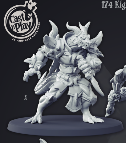 Kigrux the Leader - Kobolds - Cast n Play