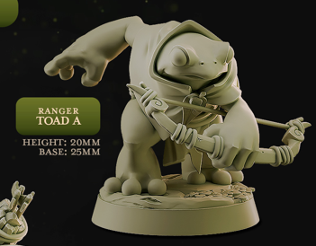 Ranger Toads - Jungle Toads - Cast n Play