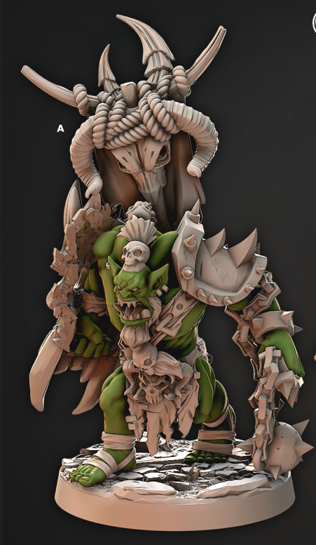 Grakha Uzkor - Iron Skull Orcs - Cast n Play