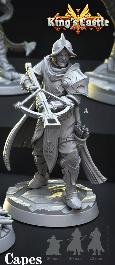 Ranged Blue Capes - Kings Castle - Cast n Play
