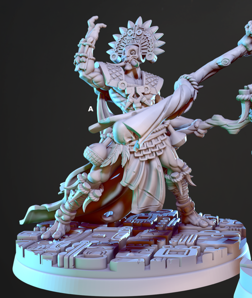 Eztli, Ikal Shaman - Masks of Kiimil - Cast n Play