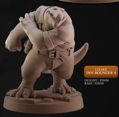 Lizard Inn Bouncers - Lizard Town - Cast n Play
