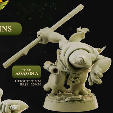 Toad Assassins - Jungle Toads - Cast n Play