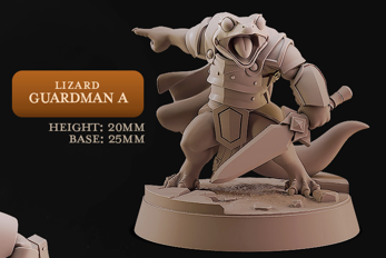 Lizard Town Guardsmen - Lizard Town - Cast n Play