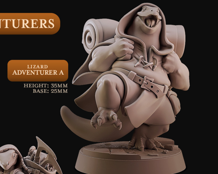Lizard Adventurers - Lizard Town - Cast n Play