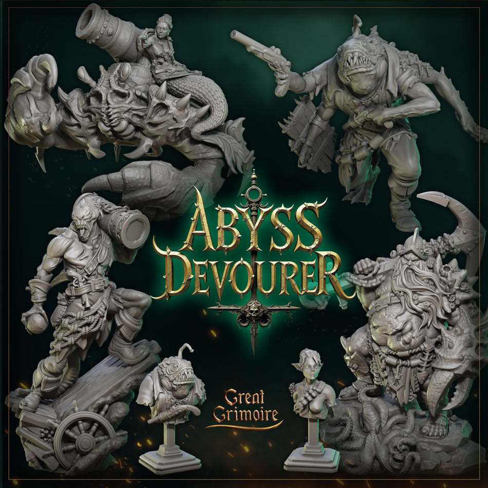 Thalassa Bust - Abyss Devourer - Great Grimoire