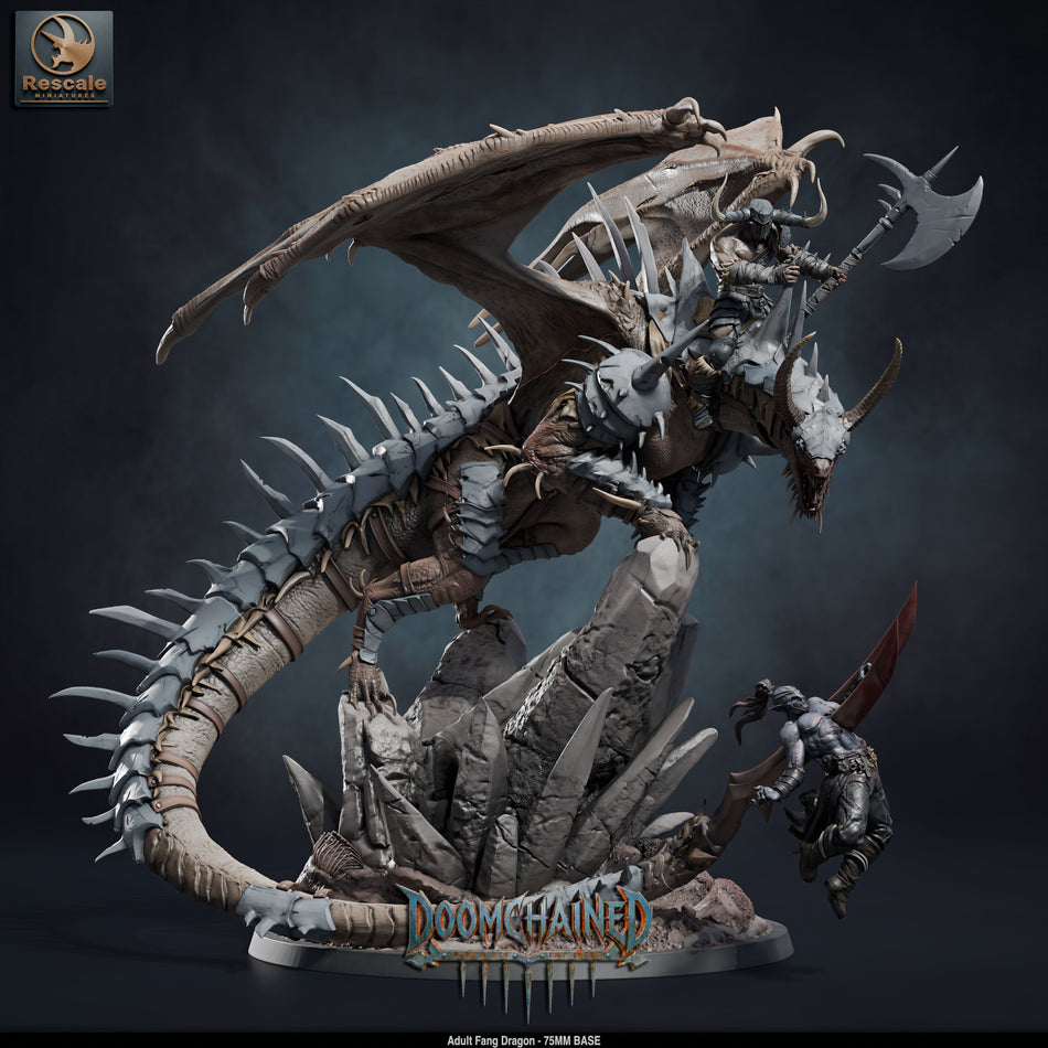 Adult Fang Dragon Miniature - Doomchained - RM