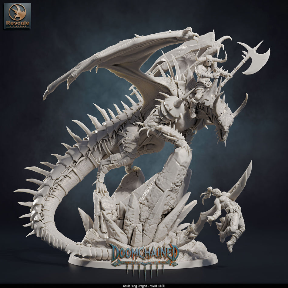 Adult Fang Dragon Miniature - Doomchained - RM