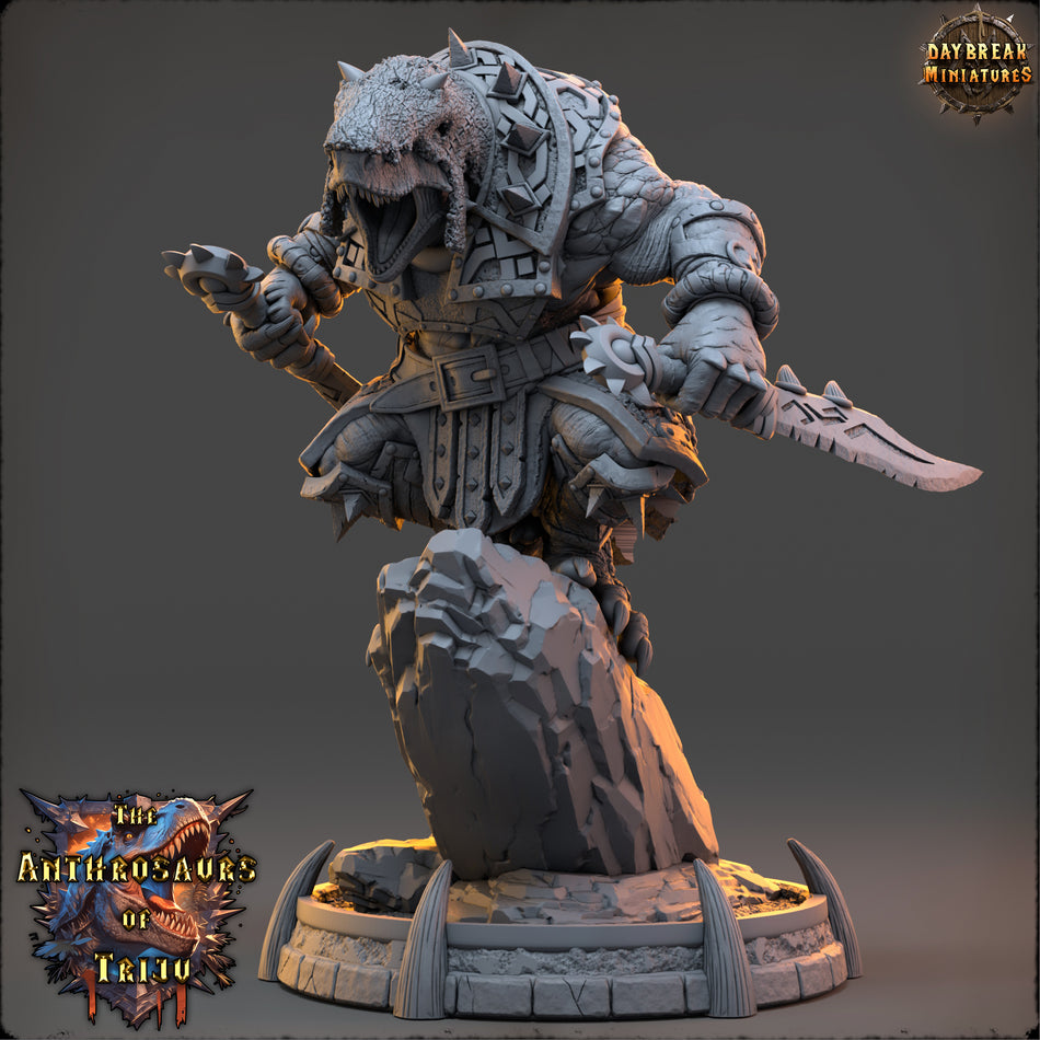 Dinosaurier - The Anthrosaurs of Triju - Daybreak Miniatures