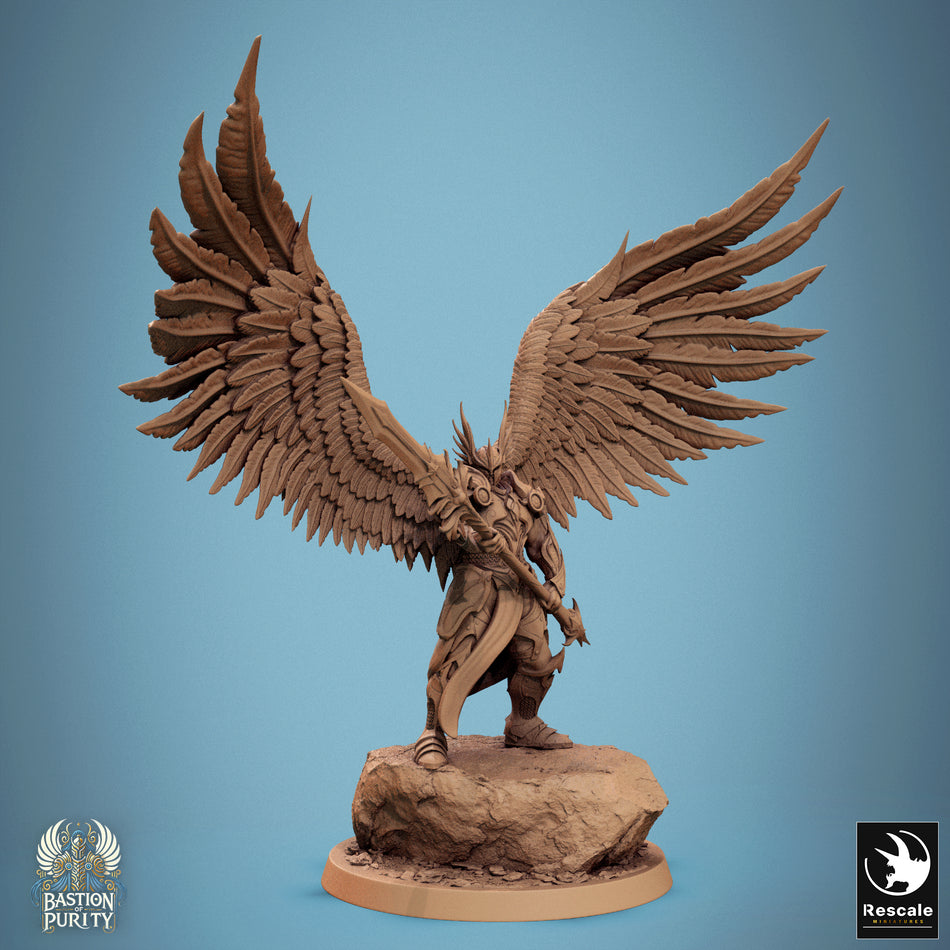 Aurelian Skyblade Great Commander Spear - Bastion of Purity I - Rescale Miniatures