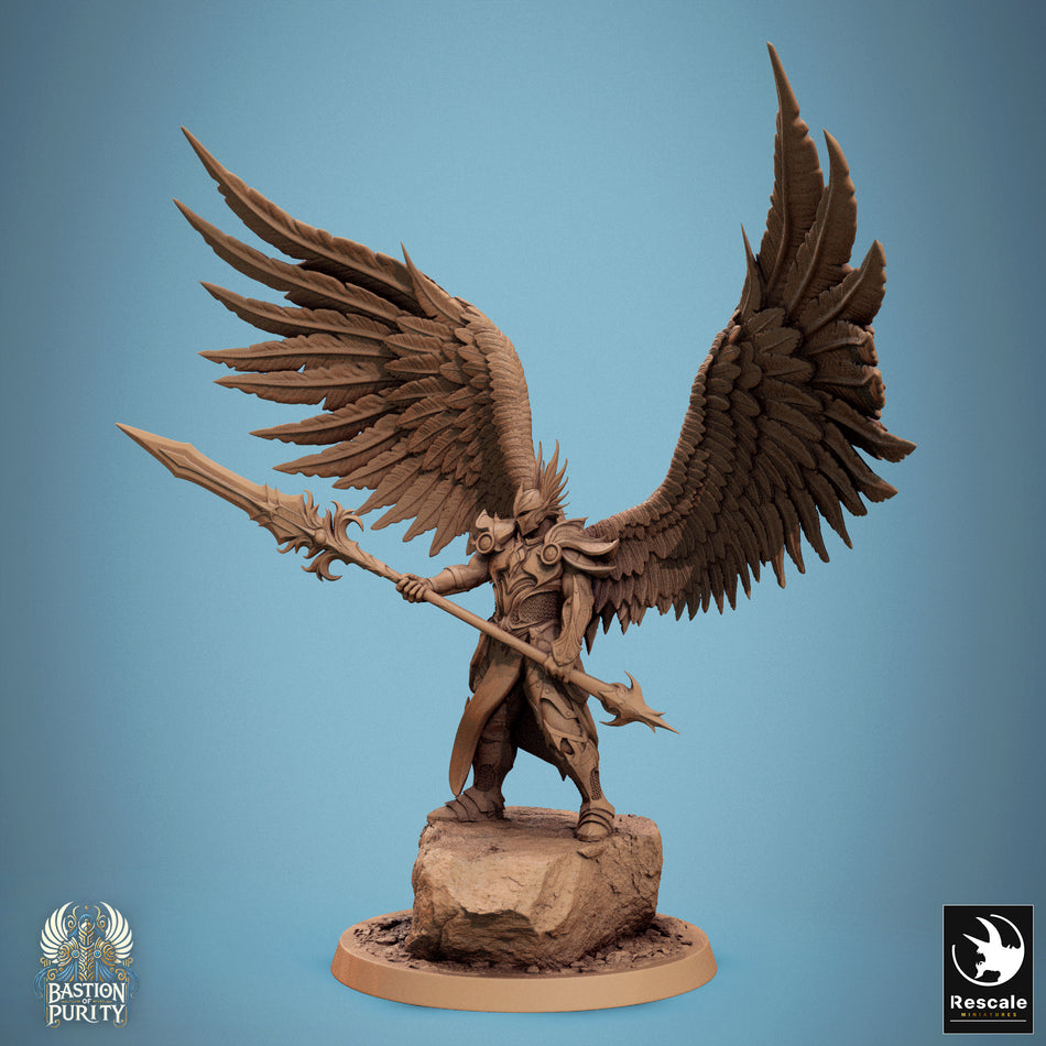 Aurelian Skyblade Great Commander Spear - Bastion of Purity I - Rescale Miniatures