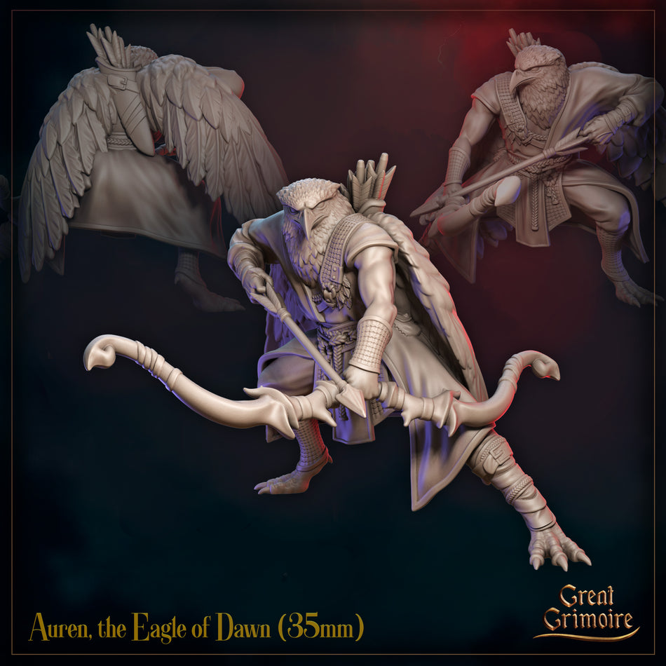 Auren, the Eagle of Dawn - Sunfall War - Great Grimoire