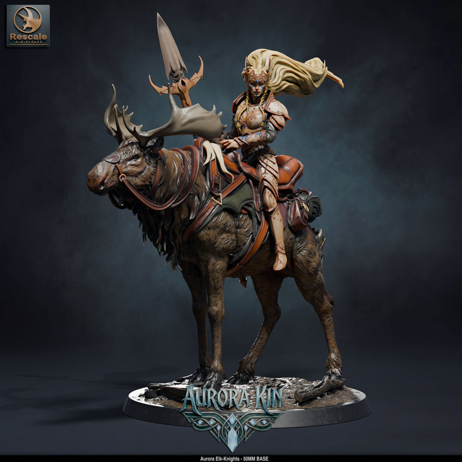 Aurora Elk Knight Miniature - Aurora Kin - RM