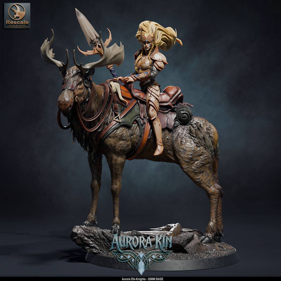 Aurora Elk Knight Miniature - Aurora Kin - RM