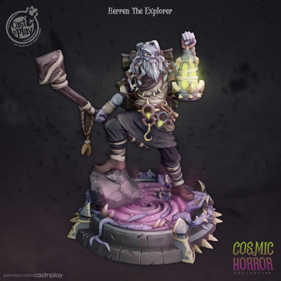 Herren the Explorer - Cosmic Horror - Cast n Play