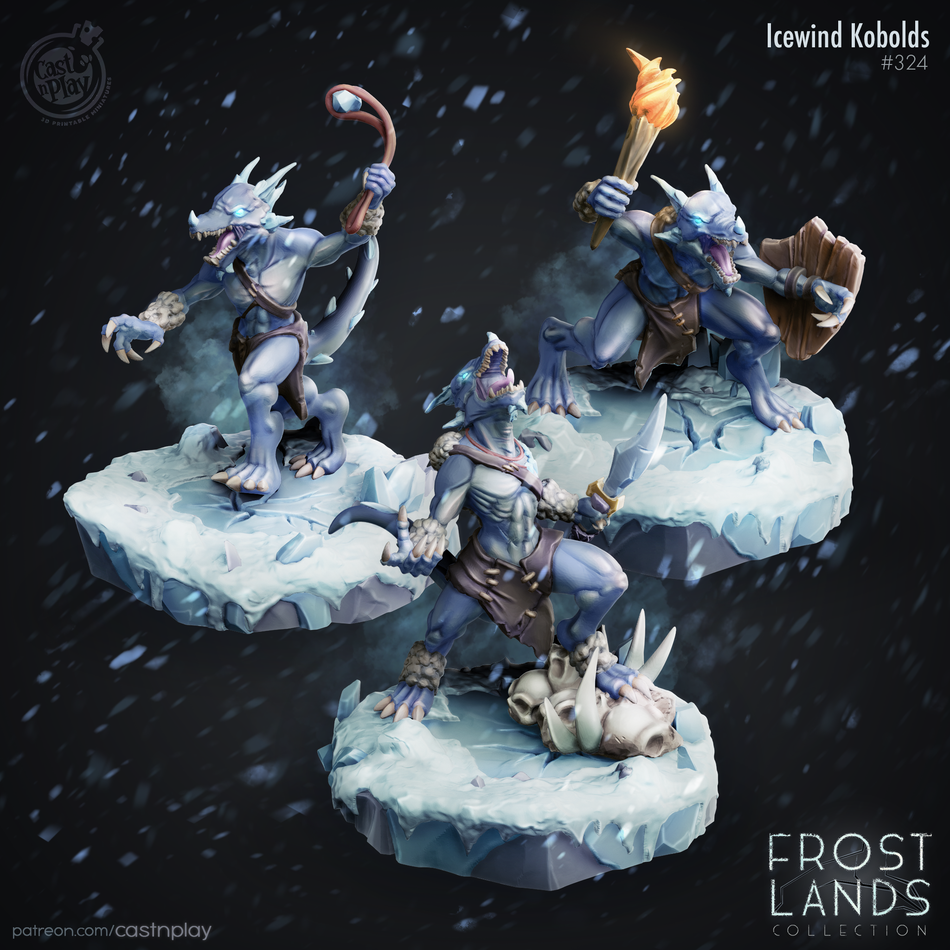 Icewind Kobolds - Frost Lands - Cast n Play
