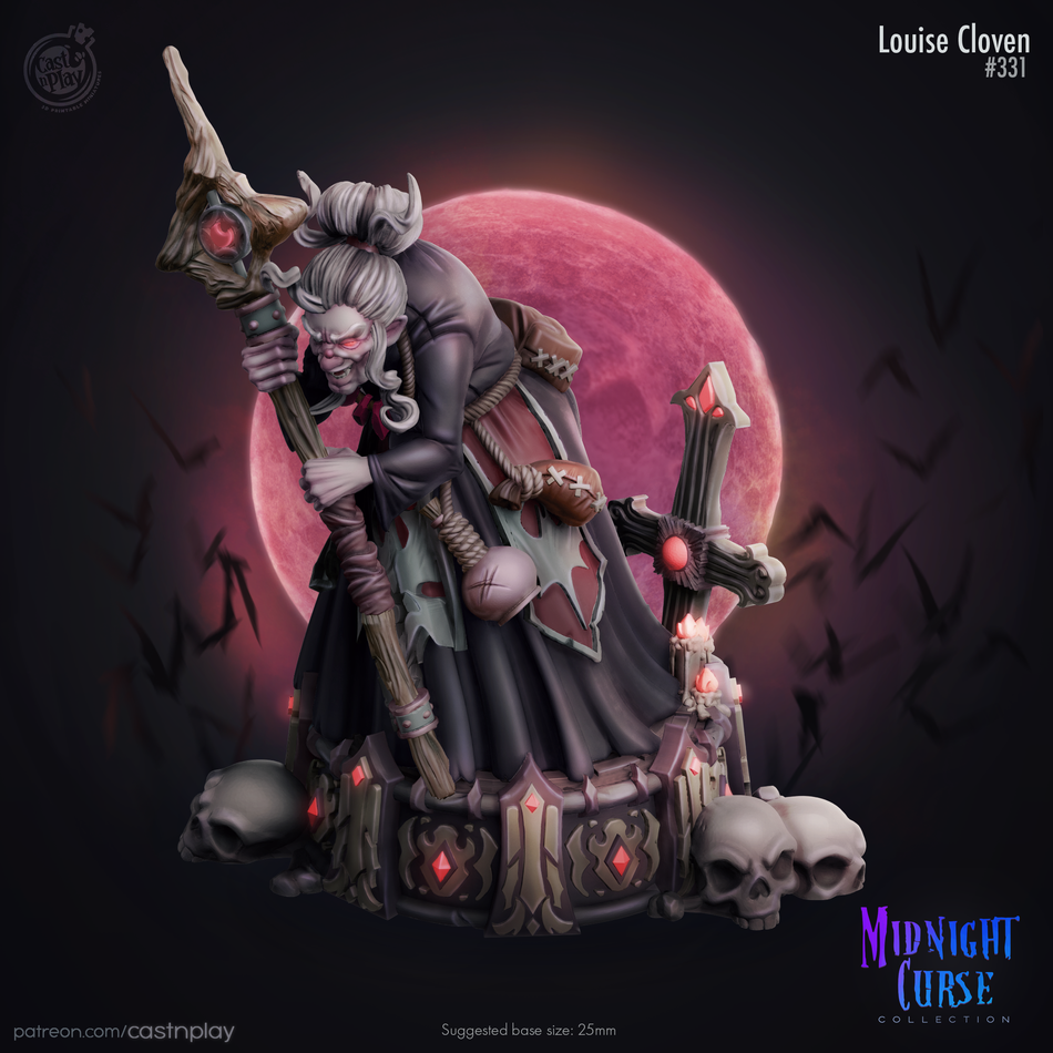Louise Cloven - Midnight Curse - Cast n Play