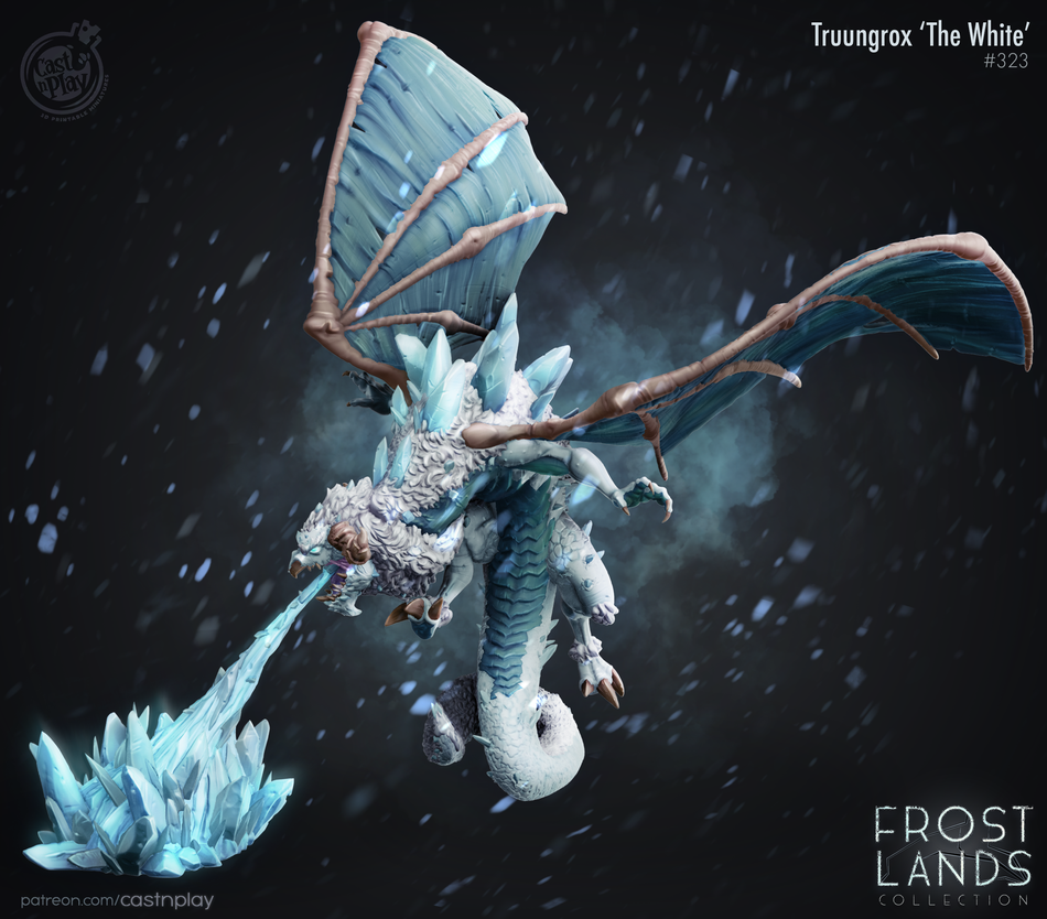 Truungrox 'The White' - Frost Lands - Cast n Play
