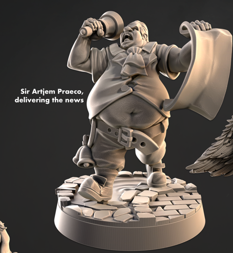 Town Criers from Mennesker City - Townsfolk 2 - Cast n Play