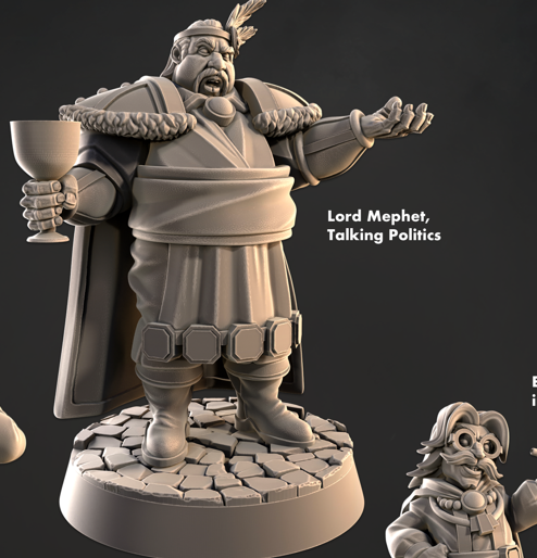 Noble Men from Mennesker City - Townsfolk 2 - Cast n Play