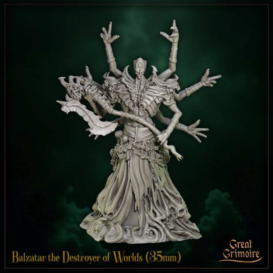 Balzatar the Destroyer of Worlds - Following the Path of Insanity - Great Grimoire