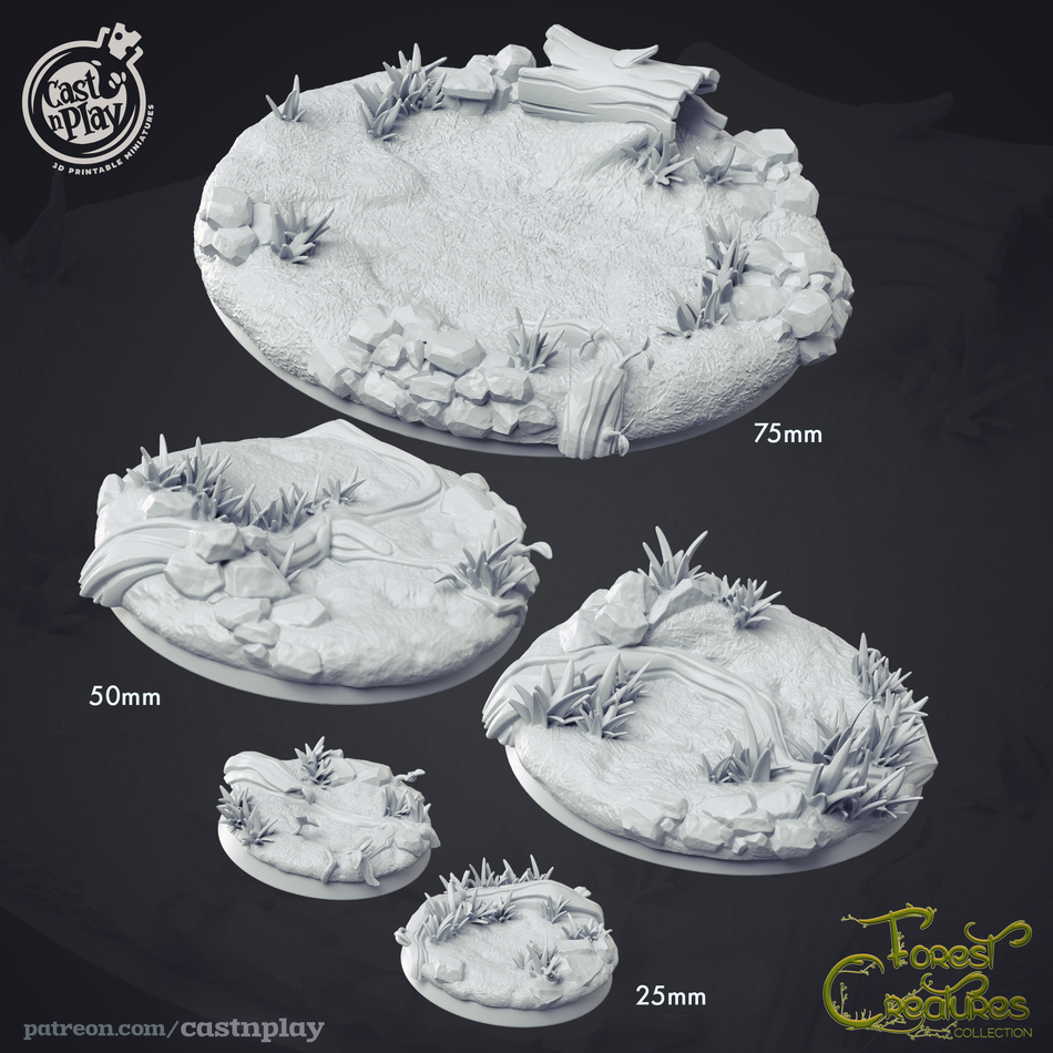 Creature Bases - Forest Creatures - Cast n Play