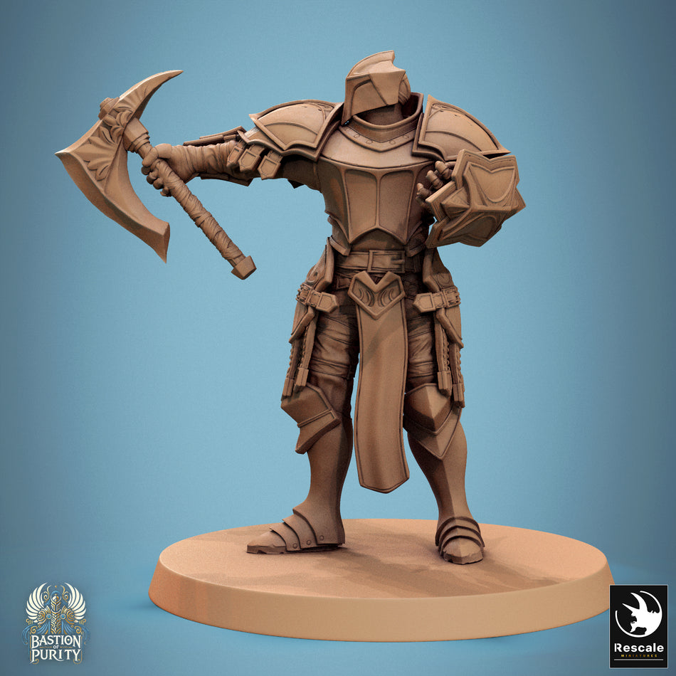 Aeterna Infantry Soldier - Bastion of Purity I - Rescale Miniatures