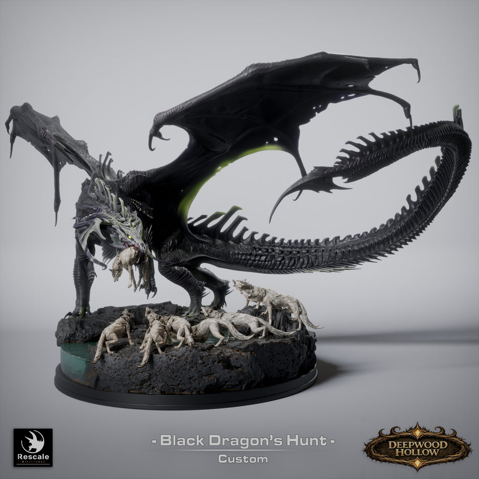Black Dragon Hunt - Deepwood Hollow - Rescale Miniatures