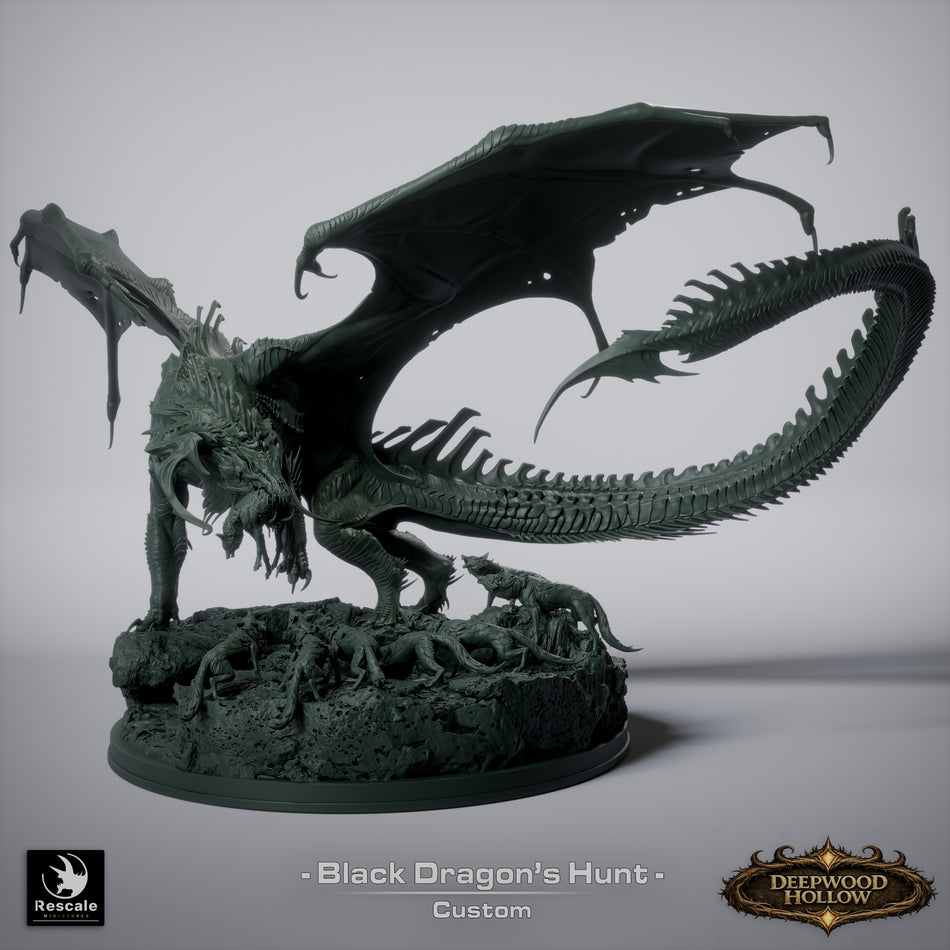 Black Dragon Hunt - Deepwood Hollow - Rescale Miniatures