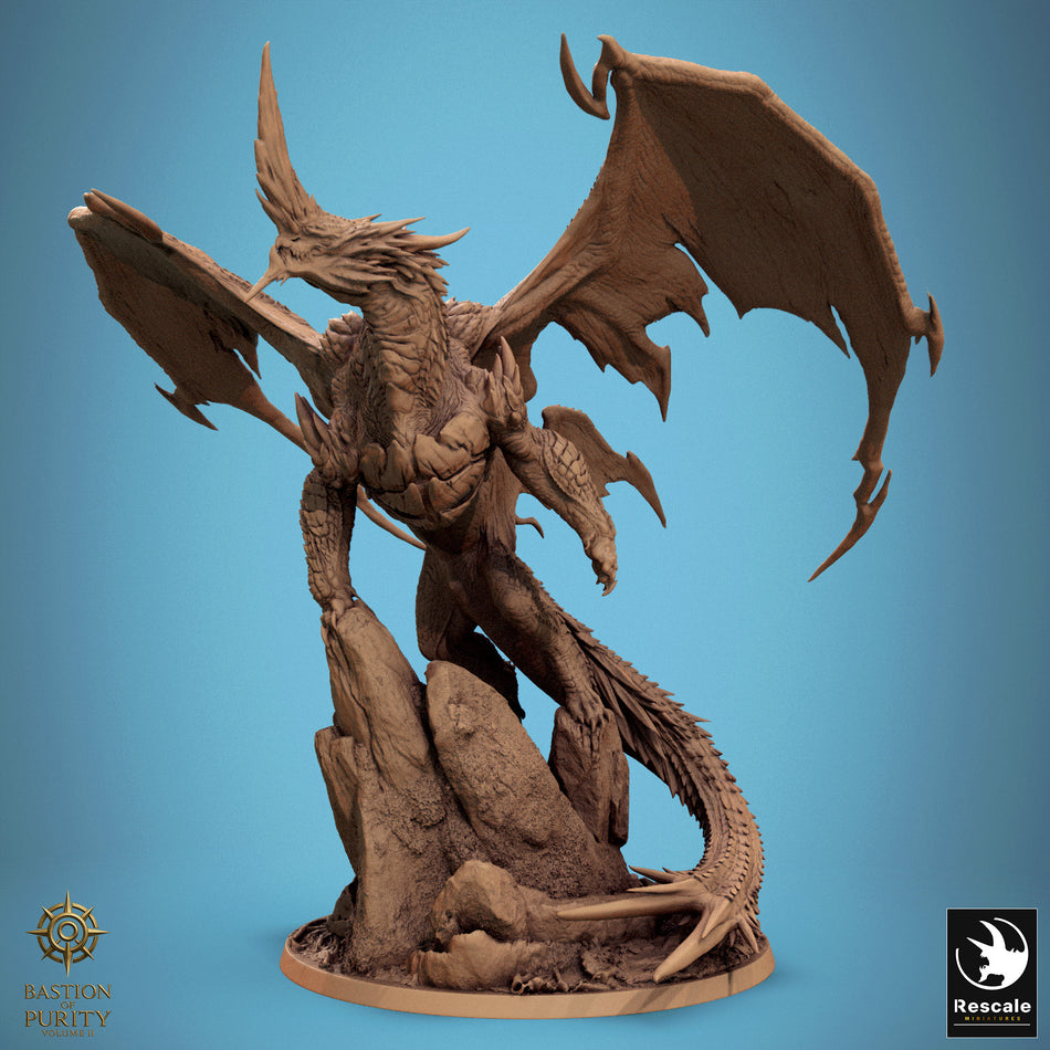 Chromatic Blue Dragon - Bastion of Purity II - Rescale Miniatures