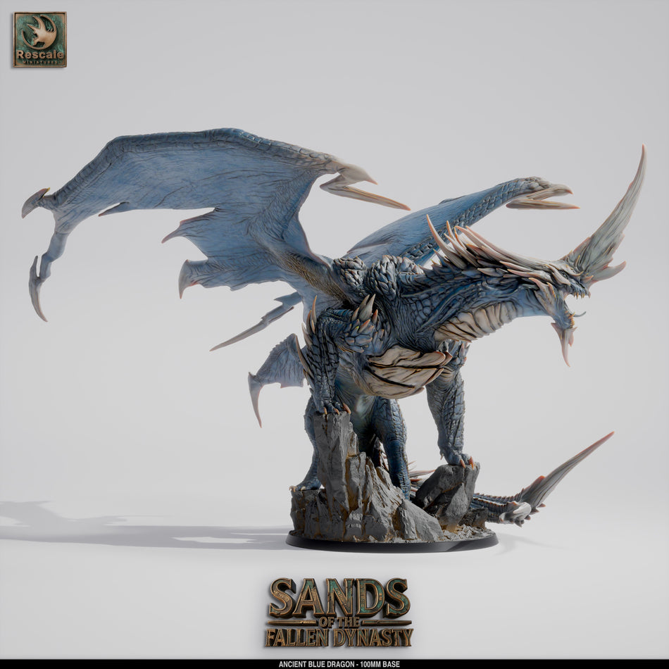 Blue Dragon Elder - Sands of the Fallen Dynasty - Rescale Miniatures
