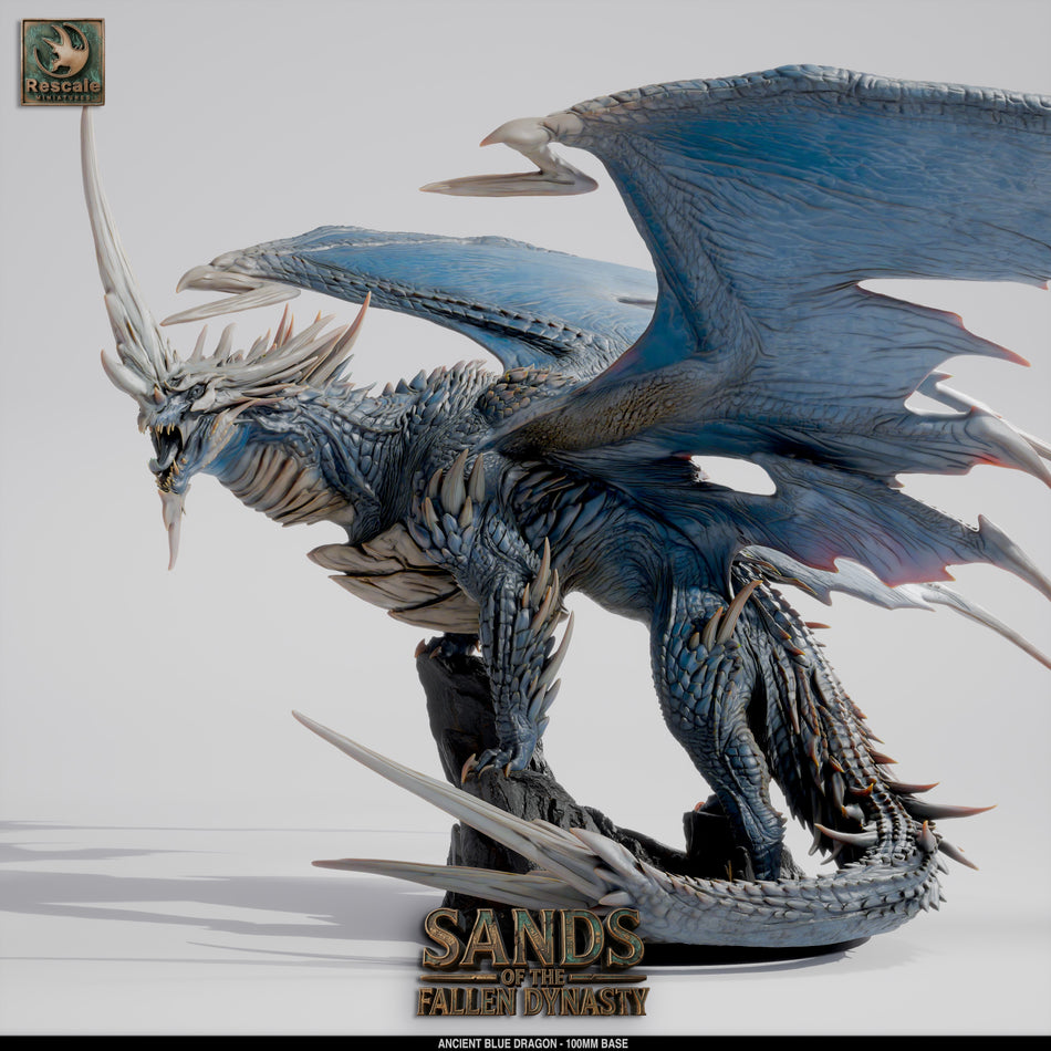 Blue Dragon Elder - Sands of the Fallen Dynasty - Rescale Miniatures