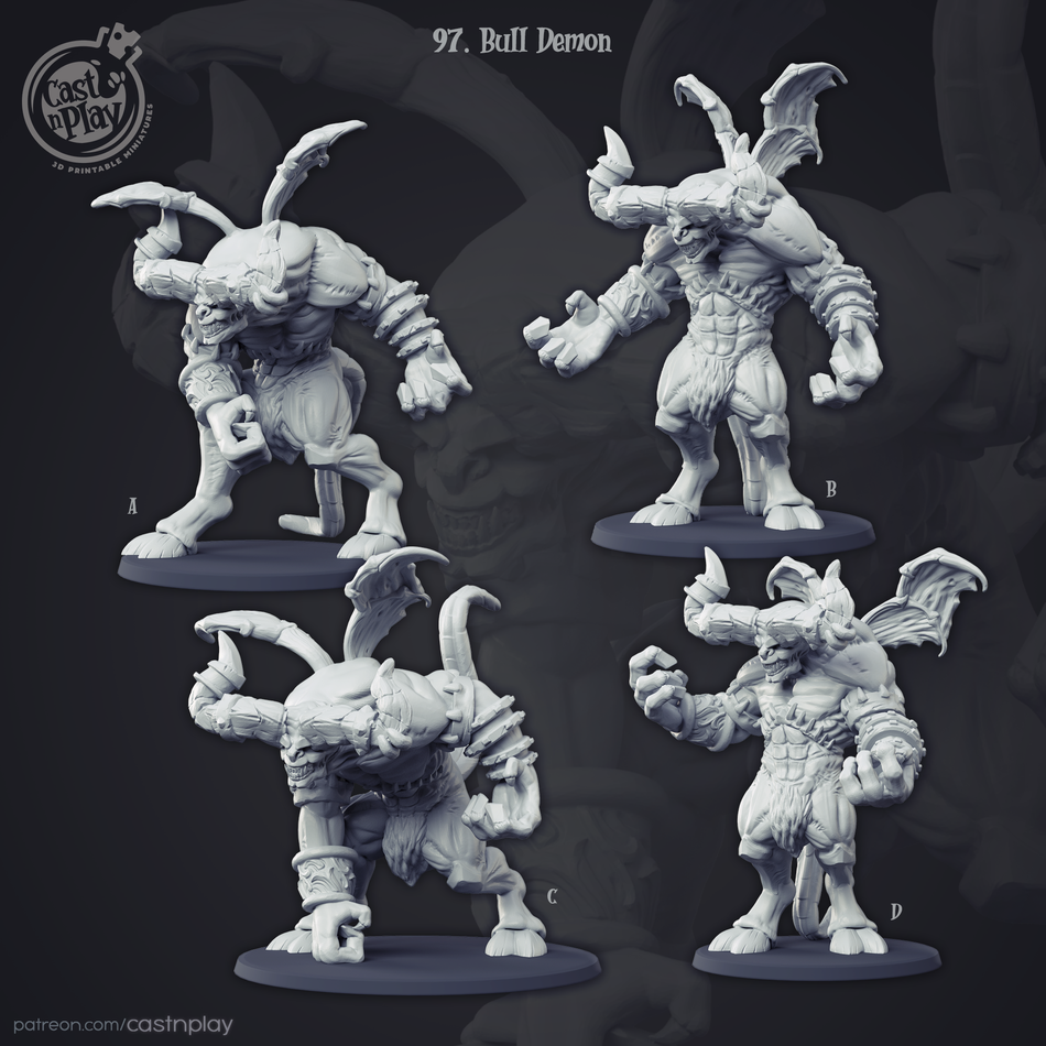 Bull Demon - Angels VS Demons - Cast n Play
