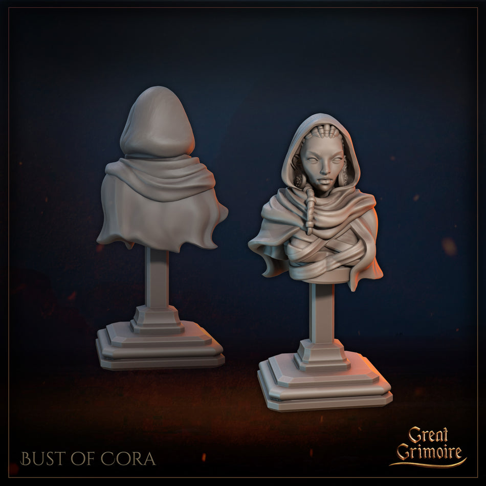 Cora Bust - Sand Prophecy - Great Grimoire