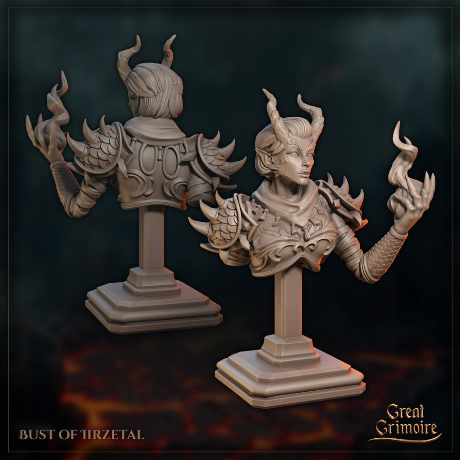Lirzetal Bust - Wrath Awakened - Great Grimoire