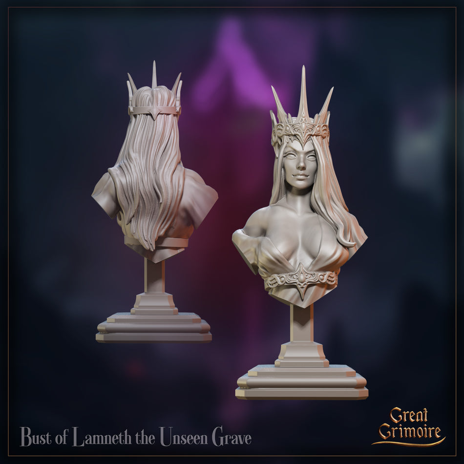 Lamneth the Unseen Grave Bust - Dark Messiah - Great Grimoire
