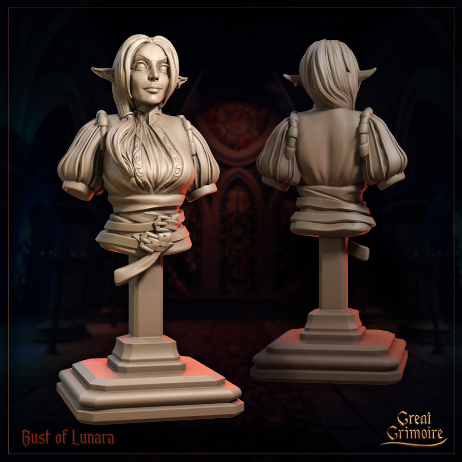 Lunara Bust - Shadows of the Blood Moon - Great Grimoire