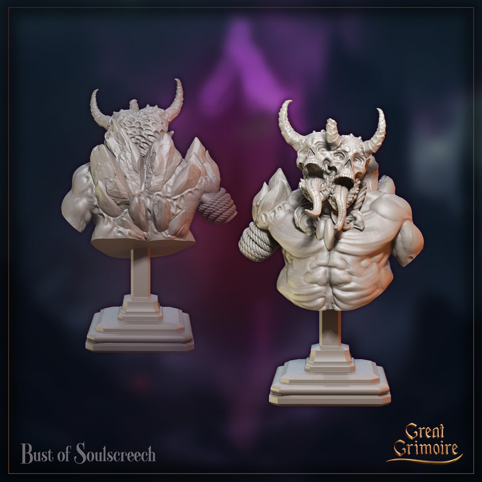 Soulscreech Bust - Dark Messiah - Great Grimoire