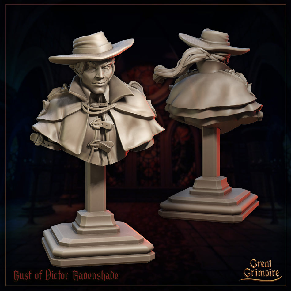 Victor Ravenshade Bust - Shadows of the Blood Moon - Great Grimoire