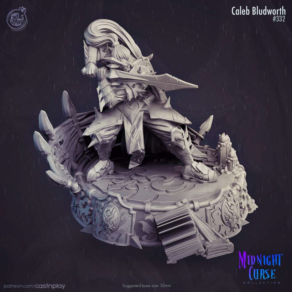Caleb Bludworth - Midnight Curse - Cast n Play